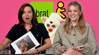 Aubrey Plaza vs Maisy Stella Millennial vs GenZ Battle [upl. by Allecsirp]