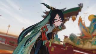 Genshin Impact Xianyun  Gokuraku Jodo 極楽浄土 MMD [upl. by Tasiana]