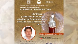 Seminario del DAB Identificación y selección de levaduras obtenidas de fermentaciones naturales [upl. by Gyatt166]