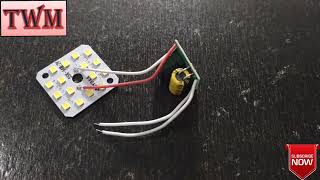 LED DRIVER CIRCUIT amp MCPCB LED KIT 14W OUTPUT VOLTAGE CHECK amp LED KIT TEST TECHWITHMANISH1405 [upl. by Leynad]