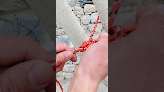 Best and strong knot for anchoringcamping adventure climbing diy shorts [upl. by Everest]