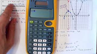 Vertex Form of a Quadratic Function Notes  14 [upl. by Czarra]