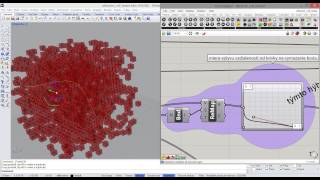 GRASSHOPPER attractorcurve driven box distribution [upl. by Ocnarfnaig46]