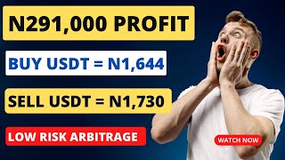 CRYPTO ARBITRAGE TRADING EARN N291056 with N100K capital Swapping USDT to USDC [upl. by Aitret]