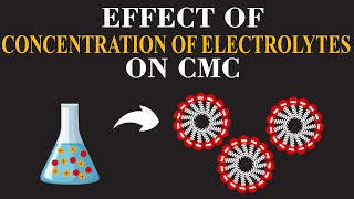 Effect of Concentration of Electrolytes on Critical Micelle Concentration CMC ChemClarity [upl. by Hillard]