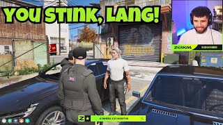 Tommy T Trolls LANG BUDDHA For Doing SANITATION  NOPIXEL 40 GTA RP [upl. by Nettie]