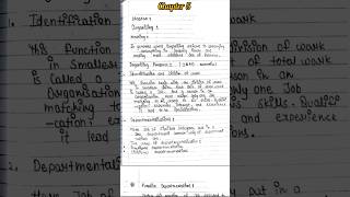 business studies chapter 5 handwritten notes class 12 organising cbse bst class12 businessstudy [upl. by Jewell]