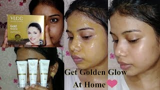 VLCC Gold Facial Kit Review amp Step By Step Facial At Home For Glowing SkinHindiOwnStyle  Shree [upl. by Ulphi]