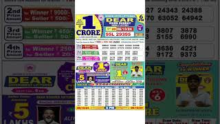 Sikkim Lottery SAMBAD DEAR EVENING 6PM RESULT TODAY 06092024 Sikkim STATE DEAR [upl. by Aiuoqes]