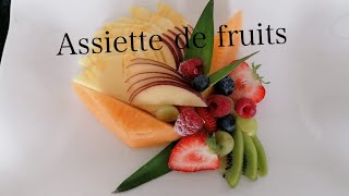 Assiette de fruits 🍉 デザート皿 [upl. by Heurlin220]