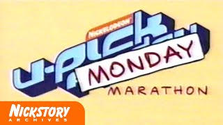 Nickelodeon UPick Monday Marathon Promo 2000 [upl. by Roye898]