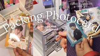 🌸✨packing photocard kpop asmr version  channypie🥧 [upl. by Eiduam]