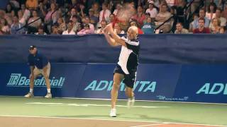 Andre Agassi Hitting in High Definition [upl. by Baudin]