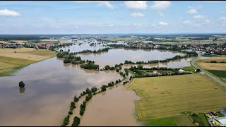 JahrhundertHochwasser an der Aisch  Der Tag danach 4K [upl. by Irat]