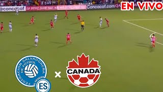 El Salvador vs Canadá en vivo concacaf sub20 2024 [upl. by Shaylah]