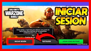 ✅COMO INICIAR SESION EN WARZONE MOBILE [upl. by Htrag146]