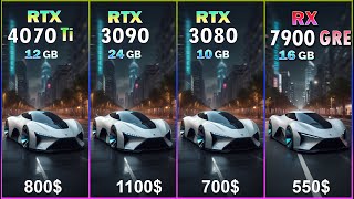 RX 7900 GRE vs RTX 4070 Ti vs RTX 3090 vs RTX 3080 comparison in 50 games at 4K [upl. by Ojyllek]