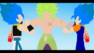 PivotDBSVegetto Vs Gogeta Vs Broly Completo [upl. by Lovell]