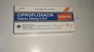 How to use Ciprofloxacin tablet 250mg USP [upl. by Eenahpets67]