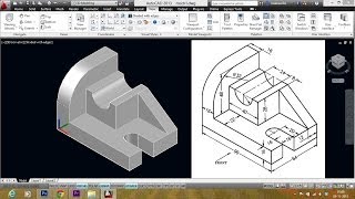 AUTOCAD MECHANICAL MODELING PART1  MAKING A 3D MODEL [upl. by Macintosh164]