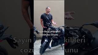 Sayın Bajaj yetkilileri çözün bunu shorts bajaj pulsar n250 funny motosiklet vlog trending [upl. by Rodd]