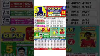 Lottery SAMBAD DEAR EVENING 8PM RESULT TODAY 21072024 NAGALAND STATE DEAR LOTTERY [upl. by Sanjay199]