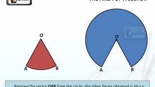 Area of a sector of a circle  Mathematics [upl. by Khalsa]