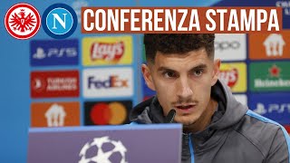 Giovanni Di Lorenzo in conferenza stampa 🎙 Eintracht Francoforte vs Napoli ⚽ UEFA Champions League [upl. by Eaned725]