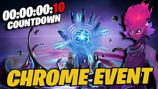 Fortnite  CHROME EVENT WATCH  Live COUNTDOWN amp UPDATES  Chapter 3 Season 4 Starting Soon [upl. by Schilling646]