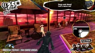 Persona 5  1125 Shidos Palace Pool Deck Find The Target Combat Gameplay Titanic Mask Acquired [upl. by Assille677]