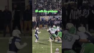 POV max crosby is your idol defense football footballshorts highschoolfootball [upl. by Ahsilad]