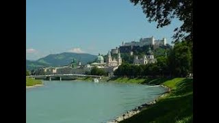 The Salzach River Salzburg [upl. by Idnim]