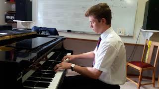 St Johns College pupil Andrew Raney performing Piano Sonata No5 [upl. by Aled]