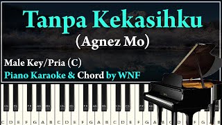 Agnez Mo  Tanpa Kekasihku Piano Karaoke Versi Pria  Chord [upl. by Hamfurd389]