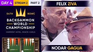 54th Backgammon World Championship  Day 4  Stream 2  Part 2  WC Main Undefeated [upl. by Reginald]