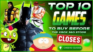 Top 10 Games You Should Buy BEFORE The Xbox 360 Store CLOSES [upl. by Kinney]