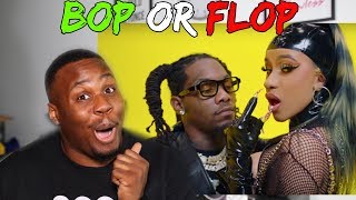 OFFSET FT CARDI B quotCLOUTquot BOP OR FLOP [upl. by Ahseinad]