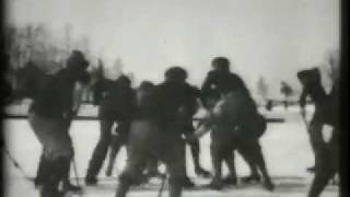 1898 Oldest Ice Hockey Film Footage [upl. by Atteynek875]