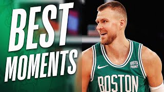 Kristaps Porzingis Has Been HUGE For The Celtics This Year 👀  202324 Season Highlights [upl. by Vinn]