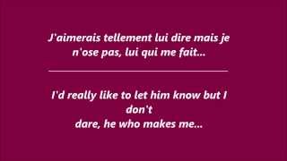 Indila  Tourner dans le vide French lyrics  English translation [upl. by Lekcar]