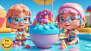 Ice Cream song  Nursery Rhymes amp Kids Songs  Kids Cartoon 3d Animations [upl. by Aivila]