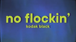 Kodak Black  No Flockin Lyrics [upl. by Aissak]