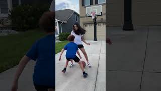 Sibling Rivalry Gets Real on a Mega Slam Hoop megaslamhoops [upl. by Anaid]