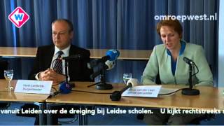 Persconferentie schietdreiging Leiden [upl. by Oys169]