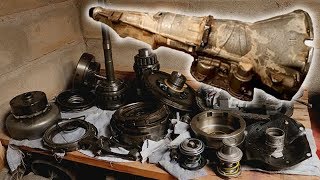 46RE Transmission Rebuild  The Disassembly  Part 1 [upl. by Morlee132]