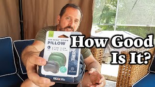 Reviewed ThermaRest Air Head Down Inflatable Travel Pillow [upl. by Aiuqcaj778]