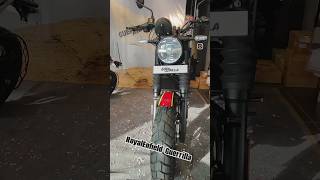 👍Royal Enfield Guerrilla Black edition shortsfeed shorts royalenfield guerrilla450 [upl. by Vachell]