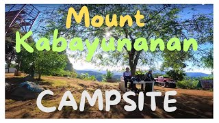 MOUNT KABAYUNAN CAMPSITE [upl. by Niknar]