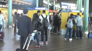 Arrival at Schiphol Airport Amsterdam The Netherlands  wwwshortstayapartmentcom [upl. by Leelahk]