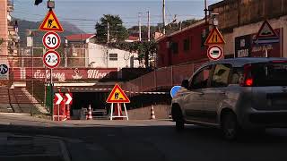 Proseguono i lavori del Trincerone Ovest chiuso per due giorni il sottopasso di via Dalmazia [upl. by Hsirap963]